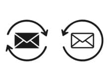 email refresh icon. illustration vector