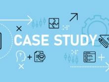 case study concept research learn lesson knowledge course studies investigation report information analyzing data design set icon outline collection
